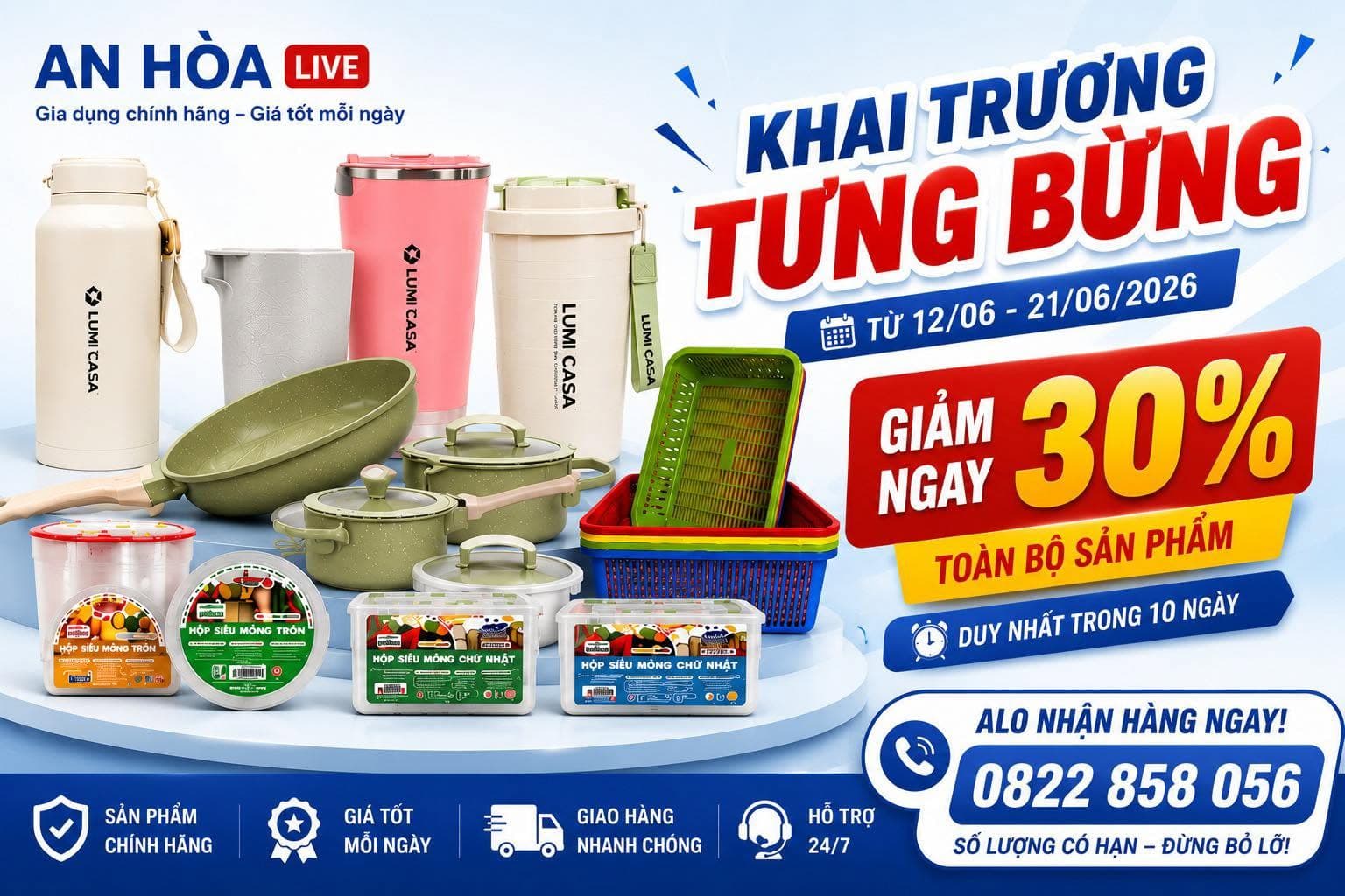 🎉 GRAND OPENING - KHAI TRƯƠNG AN HÒA LIVE 🎉