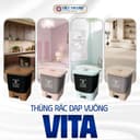 Thùng rác đạp vuông Vita 2