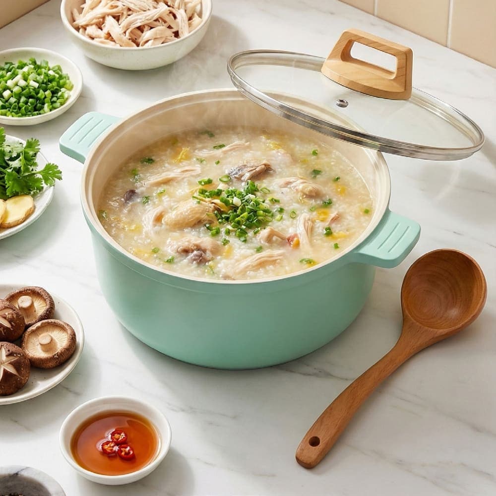 Nồi chống dính có nắp thủy tinh 