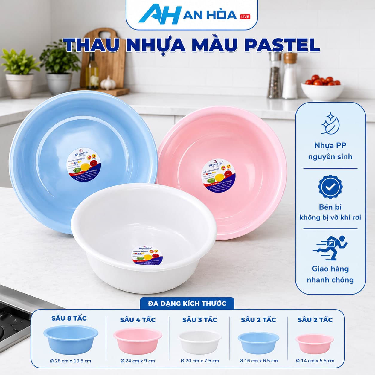 Thau Nhựa Đa Dạng