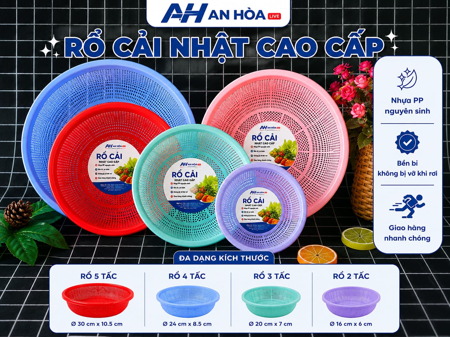 Rổ Cải Cao Cấp